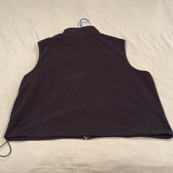 Basic Editions full zip sleeveless sweatshirt vest. 3XL - Picture 3 of 3
